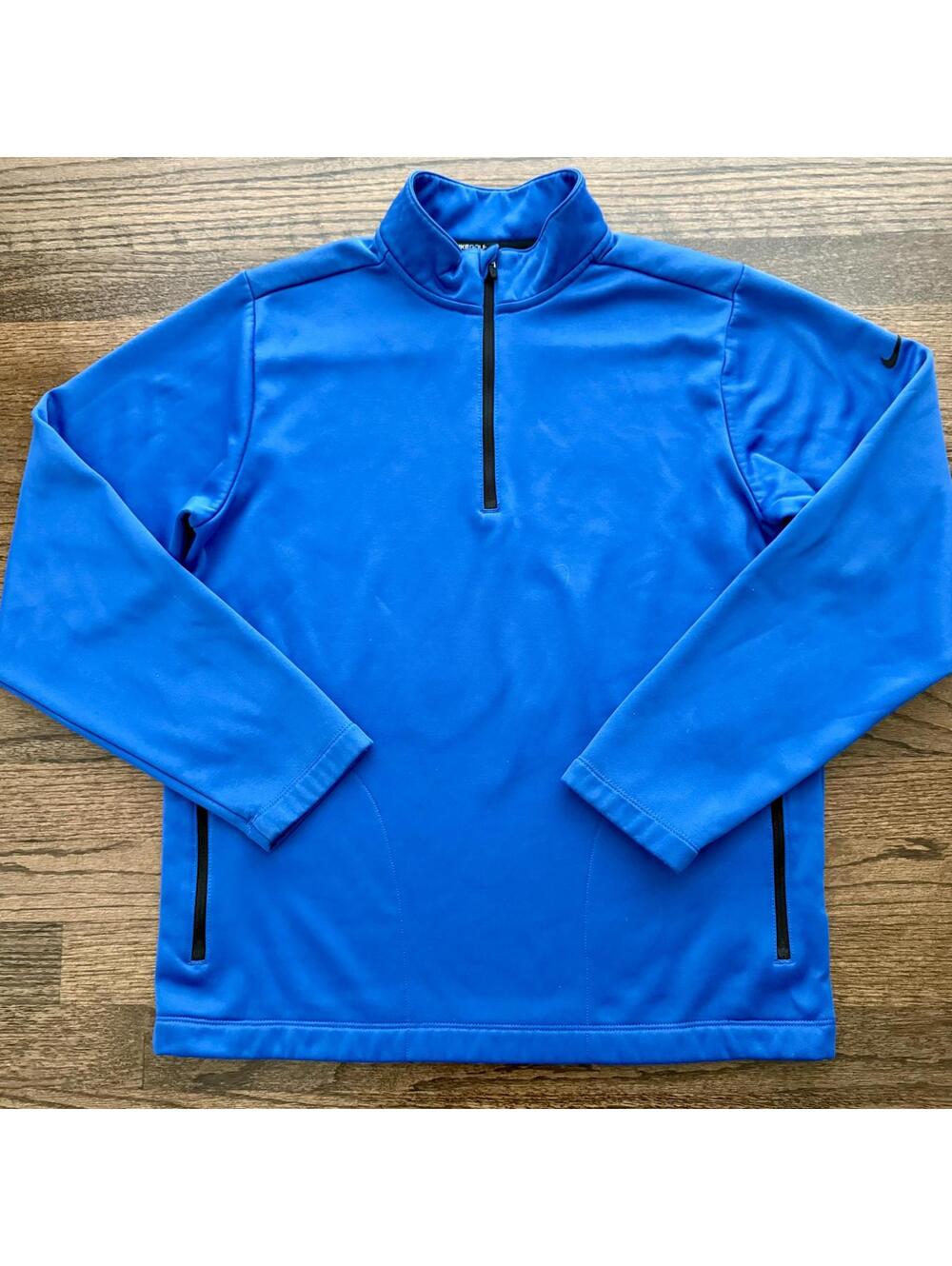 Youth Nike Golf THERMA-FIT Blue Pullover Size Large